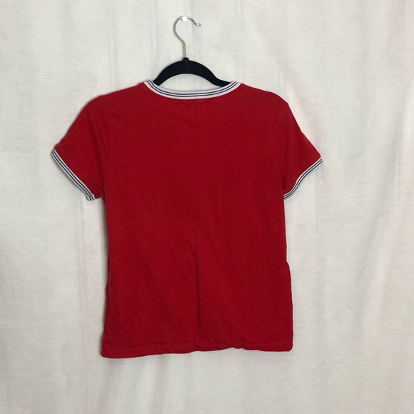 Classic” logo print  Red Top - Picture 6 of 6